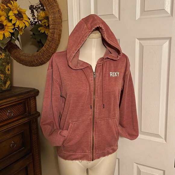 Women’s Roxy zip hoody good vibes sweatshirt - Picture 2 of 5